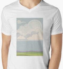 Stylised clouds Men's V-Neck T-Shirt