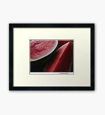 Slice Framed Print