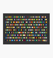 Color By Number - Pi (medium density) Photographic Print