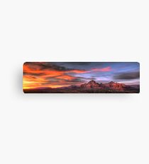 Sedona Sunset Panorama Canvas Print