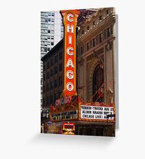 Chicago Theatre, Chicago, IL Greeting Card