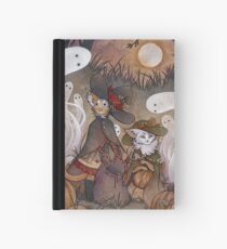 The Gathering - Kitten Witch Ghost Halloween Hardcover Journal