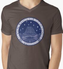 Devil's Tower Spaceport Men's V-Neck T-Shirt