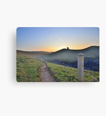 Lienzo Cornwall: Evening on the Coast Path