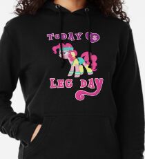 Today Is Leg Day Gym Motivation Pony Fitness Lightweight Hoodie