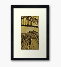 Lavender Bay Ferry Framed Print