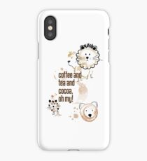 Coffee and Tea and Cocoa, Oh My! iPhone Case