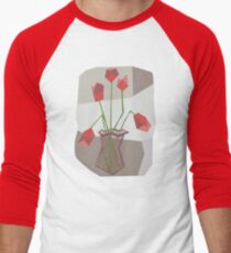 Flowers Men's Baseball ¾ T-Shirt