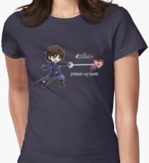 Athos pierced heart Women's Fitted T-Shirt