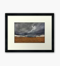 Az eső lába (the rain in HDR) Framed Print