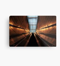 Blue and Gold Metal Print