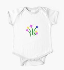 Flowers One Piece - Short Sleeve