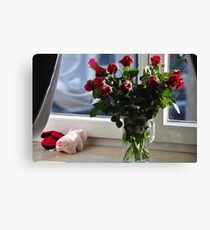 flowers at home... Canvas Print