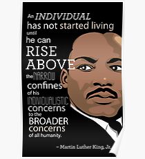 Inspirational Quote: Martin Luther King Jr. Poster