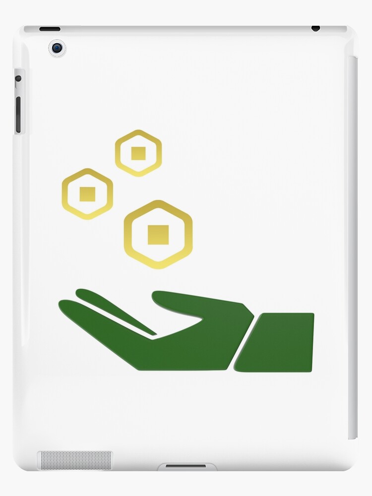 Roblox Robux Pocket Money Ipad Case Skin By T Shirt Designs Redbubble - how to give robux to friends on ipad how to get robux to