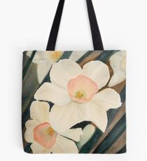 Narcissus Flowers in the Early Garden Tote Bag