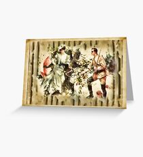 The fishing trip long ago! Greeting Card