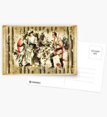 The fishing trip long ago! Postcards