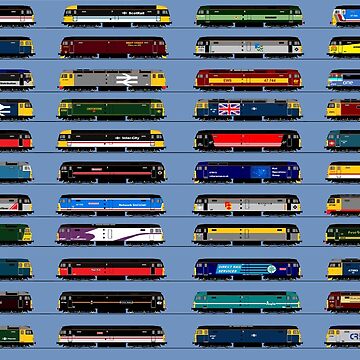Artwork thumbnail, class 47 locomotive collection by CraigMatthews