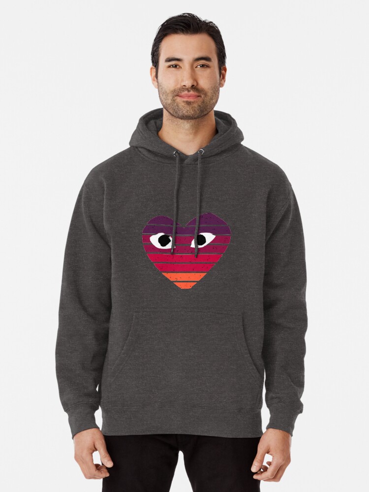 cdg gray hoodie