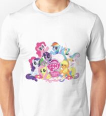 My Little Pony Mane6 and Logo Unisex T-Shirt