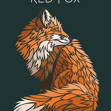 Artwork thumbnail, THE RED FOX (dark) by martinisnowfox