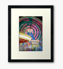 Wonder Wheel Framed Print