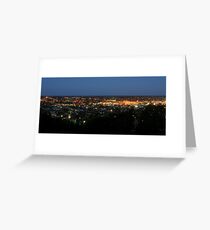 Mount Gambier At Night Greeting Card