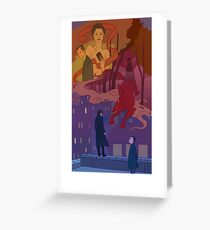 you told me once that you weren't a hero Greeting Card