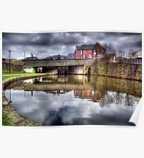 Lock 54 and Hall Street Bridge Poster