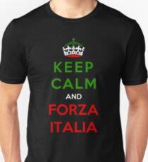 Keep Calm And Forza Italia Unisex T-Shirt