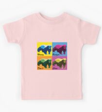 Warhol Style Honey Badger Kids Tee