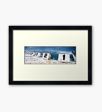Merewether Baths - Front Blocks Framed Print