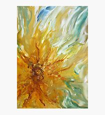 Sunergy - Encaustic Painting Photographic Print