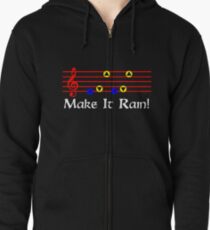Sudadera con capucha y cremallera Make It Rain - Canción de las tormentas