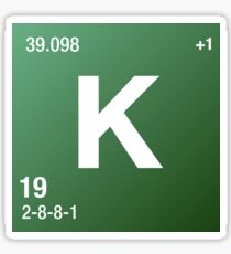 Element Potassium Sticker