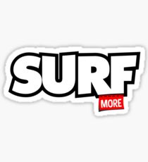 Surf More Sticker