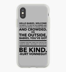 Vonnegut Quote iPhone Case