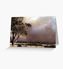 Bushfires Greeting Card
