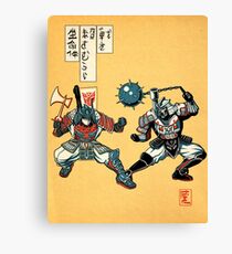 Tatakae Chou Samurai Seimeitai! Canvas Print