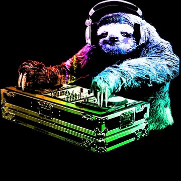 Artwork thumbnail, DJ Sloth by robotface