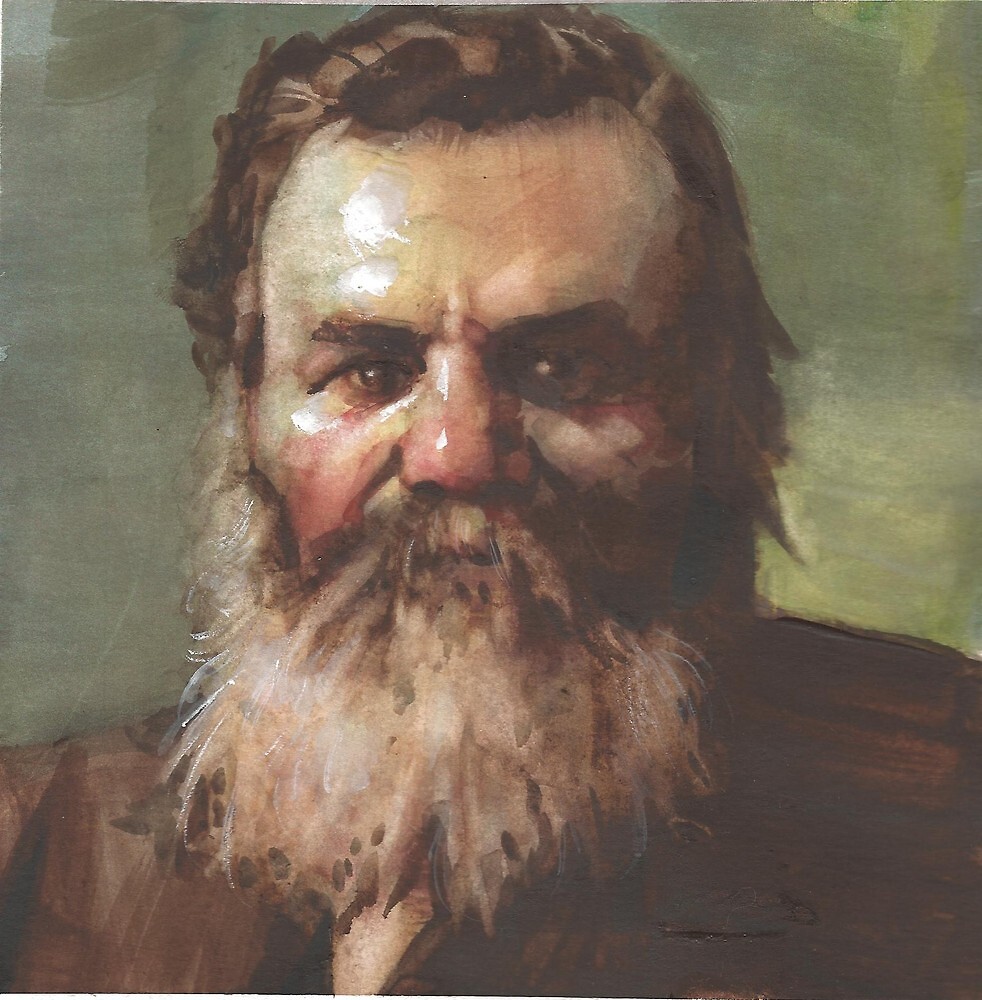 "DD Palmer cofounder of chiropractic medicine " by Josef Rubinstein