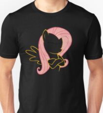 FlutterShy: Not amused Outline Unisex T-Shirt