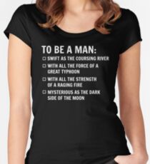 To Be A Man Women's Fitted Scoop T-Shirt