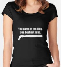 Come at the King Women's Fitted Scoop T-Shirt