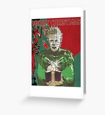Merry Christmas Pinhead Greeting Card