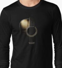 Acoustic Guitar Lite (please see description) Long Sleeve T-Shirt