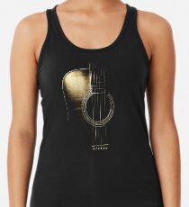 Camiseta de tirantes para mujer Guitarra acústica Lite (ver descripción)