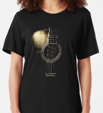 Acoustic Guitar Lite (please see description) Slim Fit T-Shirt