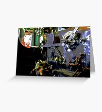 ENGINE ROOM Greeting Card
